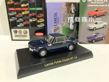 1/64 KYOSHU Lancia Fulvia Coupé HF 1.6 Coleção de liga fundida para a decoração do carro modelo de brinquedos