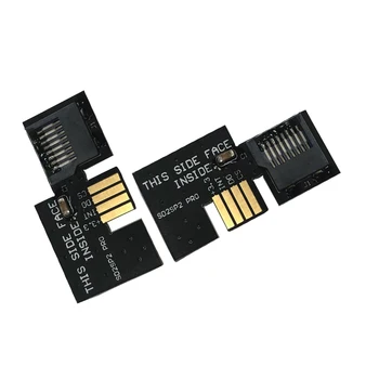 100 pces um monte de Substituição de Cartão Micro SD Adaptador Leitor de Cartão do TF para N-G-C SD2SP2 SDLoad SDL Adaptador