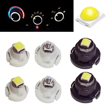 10PCS T3 T4.2 T4.7 coche Luz de instrumentos de LED 1SMD 12V cuña indicador de advertencia del salpicadero lámpara instrumento conj