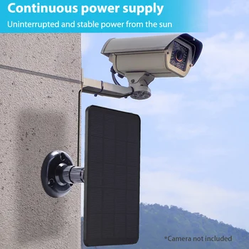 10W 5V Impermeável Painel Solar para uma Câmera de Segurança ao ar livre Painel de Energia Solar do Carregador para o IP do CCTV Câmera de Vigilância
