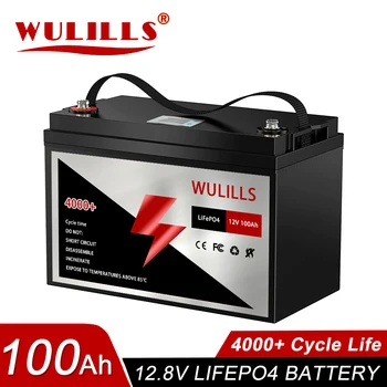 12V 100Ah LiFePO4 bateria 4000+ciclos de Íon de Lítio para a Substituição de Mais de Energia de Backup Casa Solar de Armazenamento de Energia UPS livre de impostos