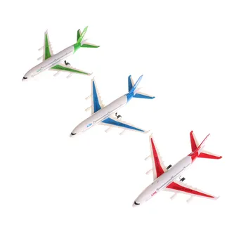 1pc Autocarro com Ar Modelo crianças, Crianças Fashing Avião de Passageiro de Avião de Brinquedo de Passageiros Modelo de Venda Quente cor aleatória