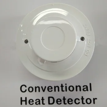 2-fio Convencional Detector de Calor Temperatura do Detector de Dupla LEDs sensor térmico para o sistema de proteção contra incêndio