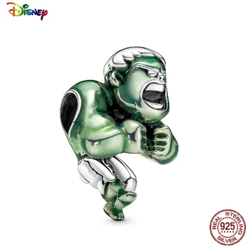 2022 Novo Disney Marvel Série Prata 925 Hulk Encantos Esferas de Ajuste Original Pulseiras Pandora DIY Jóias Presentes Para Mulher e Homem