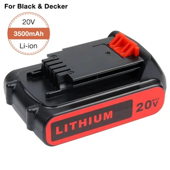20V/18V 3.5 Ah Li-ion LBXR20 Bateria de Substituição para Black Decker BL2018 LBXR20 LBXR2020-OPE LB20 LBX20 GKC1825L GTC1850L20