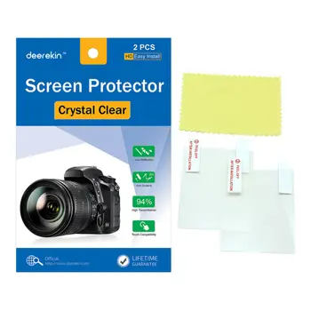 2x Deerekin Protetor de Tela LCD Película Protetora para a Nikon Coolpix Um B700 B600 B500 A1000 A900 A300 A10 a A100 S3700 S2900 S3600