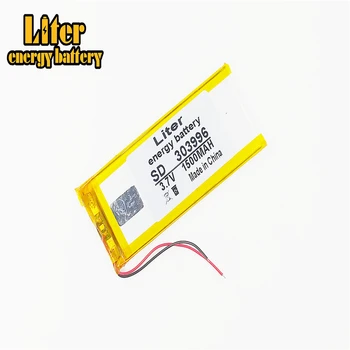 303996 bateria de polímero de lítio de 3,7 V 1500mah bateria recarregável frete grátis 304095