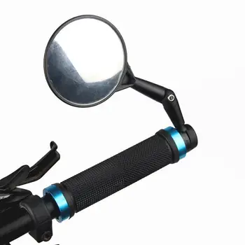 360 Graus de Rotação de Espelho Retrovisor para guidão de Bicicleta Barra Grande Angular de Mountain Bike Ajustável de Ciclismo Espelho Acessórios