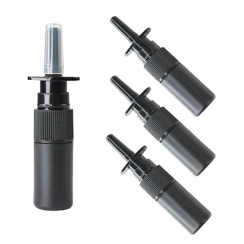 4Pcs de Plástico Vazio Nasal, Bomba de Spray de Garrafa de Bomba do Pulverizador da Névoa Nariz Spray de Garrafas Reutilizáveis de Embalagem Frasco de Spray Para Médicos