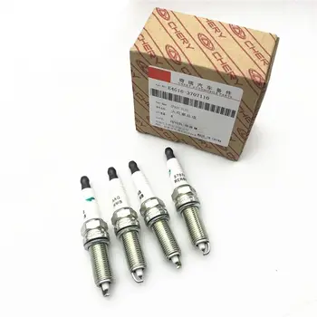 (4pcs/kit) velas de ignição definido para o Chinês CHERY A1 A3 A5 TIGGO ARRIZO 1.6 L SQRE4G16 mecanismo de Auto car peças do motor E4G16-3707110