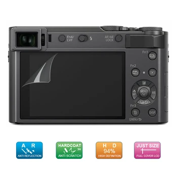 (6pcs, 3pack) LCD Protetor de Tela de Cinema Exibição do Protetor de para Panasonic Lumix DMC ZS200 ZS220 TZ200 TZ220 TX2 Câmera Digital