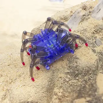 Aranha elétrica Construção de robôs Kits DIY Montar a Educação, a ciência Robô Brinquedos Robô Aranha Brinquedos Dom Crianças Brinquedo