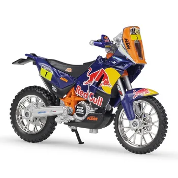 Bburago 1/18 KTM 450 RALLY Dakar, o Red Bull Liga de Motocicleta Modelo de Amortecedores Coleção de carros de Brinquedo Criança Presente