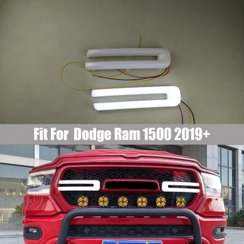 Carro De Grelha Do Lado Do Ajuste De Luz Para Dodge Ram 1500 2019 Estilo