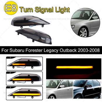 Carro Dinâmica de pisca-Pisca de LED de Luz Para o Subaru Forester Espelho do Lado de pisca-Pisca, Indicador Para Subaru Legacy Outback 2003-2008