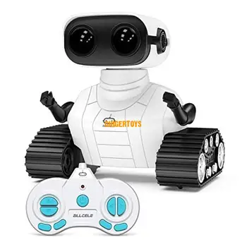 Controle remoto do Robô Brinquedos Recarregável ET RC Robô para Meninos e Meninas com a Música de Dança de LED Olhos de Presente de Natal para Crianças