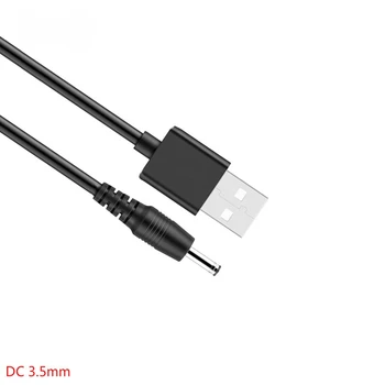 DC 3,5 mm conector de Alimentação USB Plug DC3.5mm X 1.35 mm de Extensão de Linha de Carregamento Cabo do Carregador para o Barril de Conector de Cabo de Alimentação 1M