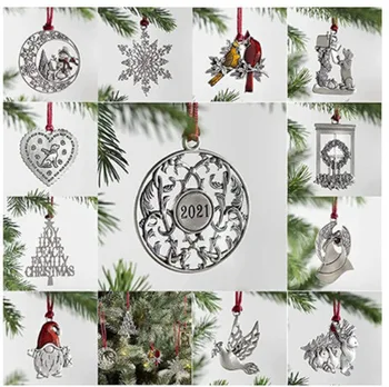 Decorações para árvores de natal de metal, artesanato, decorações ChristmasPendant casa, decoração de natal, decorações de natal para o exterior