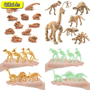 Dinossauro De Brinquedo Fóssil De Esqueleto Mundo Jurássico Modelo De Conjunto De Figuras De Ação Educacional Criativo De Coleção De Dinossauros De Brinquedos Para As Crianças