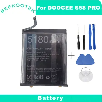 Doogee S58 PRO Substituição da Bateria Original Nova de Alta Qualidade, Alta Capacidade de 5180mAh Bateria para DOOGEE S58 PRO