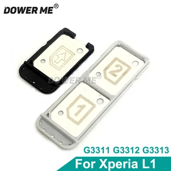 Dower Me De Substituição Para Sony Xperia L1 G3311 G3312 G3313 Único Dual Sim Bandeja Do Sim Do Leitor De Cartão Do Titular