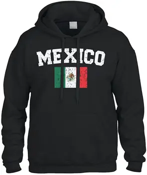Fraca Angustiado México Bandeira De Moletom Com Capuz Casaco Com Carapuço