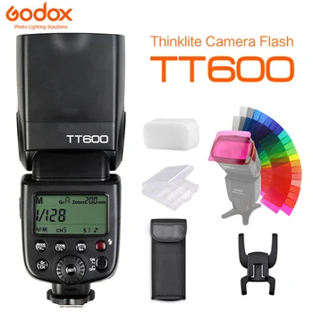 Godox TT600 2.4 G sem Fio GN60 Mestre/Escravo Câmara de Flash Speedlite Flash para Canon Nikon Sony Pentax Olympus Panasonic Lumix