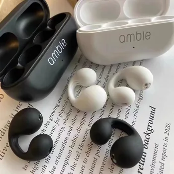 Huawei Fones de ouvido São Adequados para Ambie Sony Clip de Orelha Fones de ouvido de Condução Óssea sem Fio Bluetooth Fone de ouvido 5.0 Anel Orelha