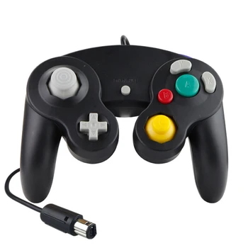 Interruptor com fio Controlador Joypad Para o Nintendo GameCube Para Wii Vibração de Mão Joystick Para PC NGC MAC Game pad Acessórios