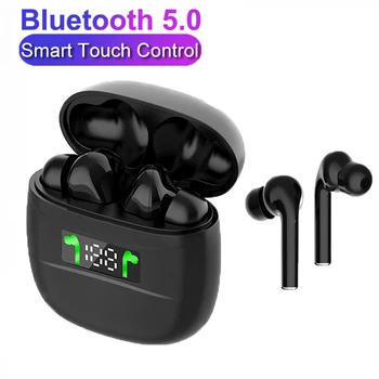 J3 Pro Ar Tws sem Fio Bluetooth Fones de ouvido Sport sem Fio, fones de ouvido Controle de Toque Fone de ouvido Bluetooth 5.2 Com Microfone lotus