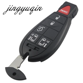 jingyuqin Inteligente Fob Transmissor Remoto Chave de Shell para a Chrysler Town & Country, Dodge Grand Caravan Chave Inteligente Caso Fob 6BTN