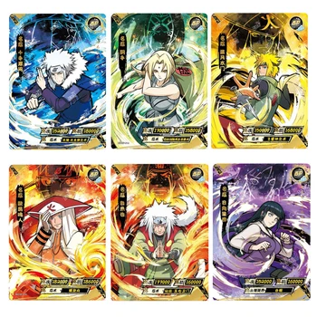 KAYOU Genuíno Cartões de Naruto CCG Classificação De 9,5 Pontos Coleção Limitada BP Cartão de Conjunto Completo De Cartões de Ações de Brinquedo Presentes para Crianças