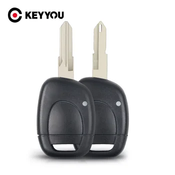 KEYYOU Remoto NE73/VAC102 Lâmina de Chave Shell Case Capa Para RENAULT Clio Twingo Kangoo Master Simbol 1 Botão Key Fob Caso