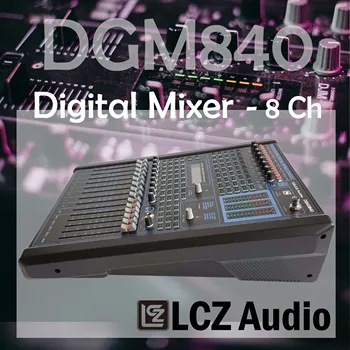 LCZ de Áudio em Estúdio Profissional mesa de Mistura Digital 8 Canais de Mesa de Mistura de Som Mixer de Áudio da Mesa de Som ao Vivo Equipamento de DJ