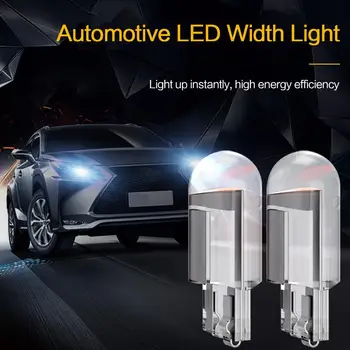 LED W5W Canbus Super Brilhantes Luzes do Carro de T10 COB Interior de Vidro Peças de Lâmpadas Auto Automóveis da Placa de Licença Lâmpada de Luz de Abóbada 12V