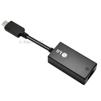 LG USB-C Tipo C para RJ45 Ethernet Lan o Adaptador de Rede USB-C & Thunderbolt Porta 3 para 2015 Google Chromebook Pixel o ASUS AiO Zen