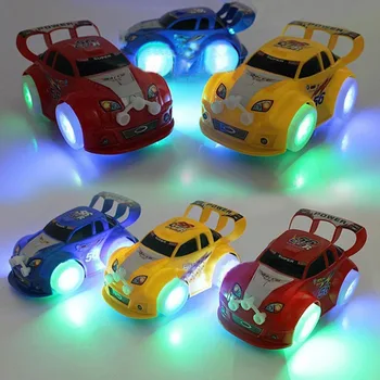 Luz de Carro do Bebê Brinquedos de Meninos Crianças Como Item a Direção Musical Elétrico, Carro de Desporto Modelo de Brinquedos para Crianças de Presente de Natal