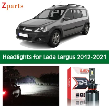 Lâmpadas para automóveis Para o Lada Largus KS0 RS0 KSA FS0 FSA Faróis de LED Farol Automático de Lâmpadas de 12V Canbus Lâmpada de Iluminação de Acessórios Parte