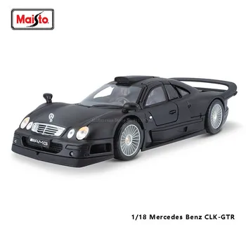 Maisto 1:18 Mercedes Benz CLK-GTR Rua Versão do Clássico de Liga Carro Modelo Estático de Fundição Modelo de Coleta de Presente de Brinquedo de Presente