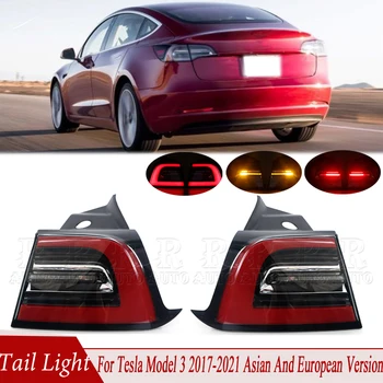 Marcha À Ré Lâmpada De Luz Traseira Da Cauda Fora Do Carro 1077397-00-G 1077398-00-F Para O Tesla Model 3 2017-2021 Asiáticos E Europeus Versão