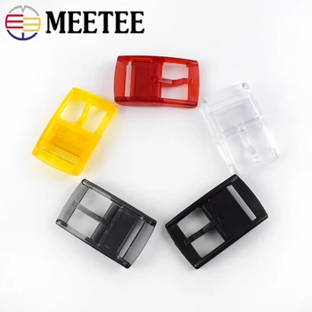 Meetee 2/5/10pcs 34mm Hipoalergênico Plástico Fivela do Cinto de Cabeça para 34-33mm Tecido Pin Fivelas de Vestuário de DIY Deocr Acessório YK036