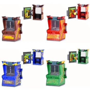 Ninja Retro Mini Jogo de Arcade do Console de Blocos de Construção KAI, JAY ZANE Modelo de Tijolos Crianças Kits de Presente para as Crianças