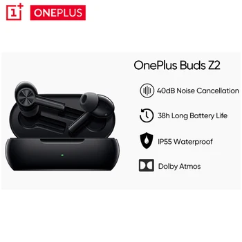 OnePlus Botões Z2 Fones de ouvido Bluetooth 40dB de Cancelamento de Ruído sem Fio TWS Fone de ouvido Caso Para Oneplus 9 pro Oneplus 10 pro Nord2