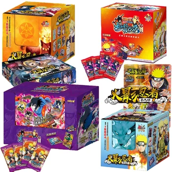 Original Naruto Cartão De Uchiha Sasuke, E Uzumaki Naruto Personagem De Anime Herói De Recolha De Cartão De Bronzeamento Enxurrada De Cartões De Memória Flash De Brinquedo De Presente