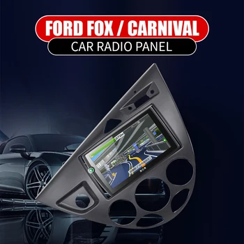 Painel do carro moldura 2din estéreo DVD de instalação do painel do kit de acabamento adequado para Ford Focus / Carnaval
