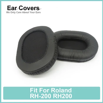 Protecções Para Roland RH-200 RH200 Fone de ouvido Earcushions Enrugada Almofadas de Espuma de Almofadas de Ouvido Preto Confortável