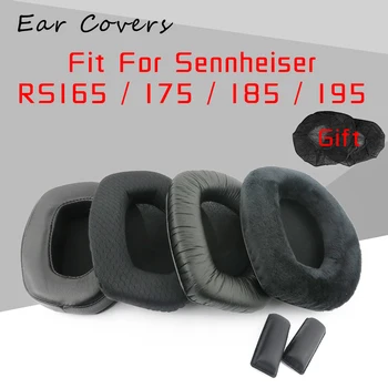 Protecções para Sennheiser RS165 RS175 RS185 RS195 Headband Headphones Protecção Almofadas, Capas de Veludo Ouvido Almofada de Peças de Reposição