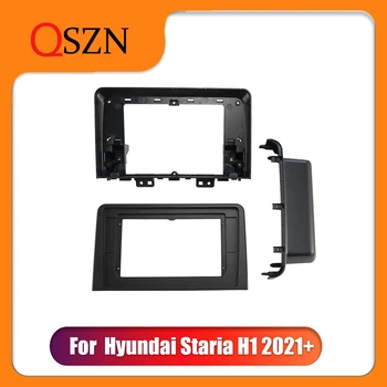 QSZN auto-rádio Fáscias Painel Para Hyundai Staria 2021+ 10.1 polegadas Frame de Áudio Traço de Montagem Kit de painéis de Tela Grande