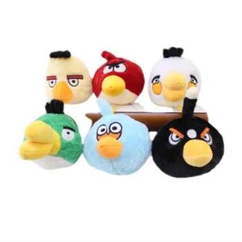 Quente Angry Birds Bombardeiro Aves Bonito Brinquedo de Pelúcia Pingente de Quarto de Crianças de Brinquedo Enfeite de Meninos Meninas rapazes raparigas Mochila Pingente de Ano Novo, Presentes