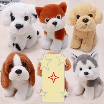 realista Simulação de cão Husky Sharpie de boa qualidade, confortável, Relaxante boneca Sofá decoração de aniversário de Crianças presentes de natal